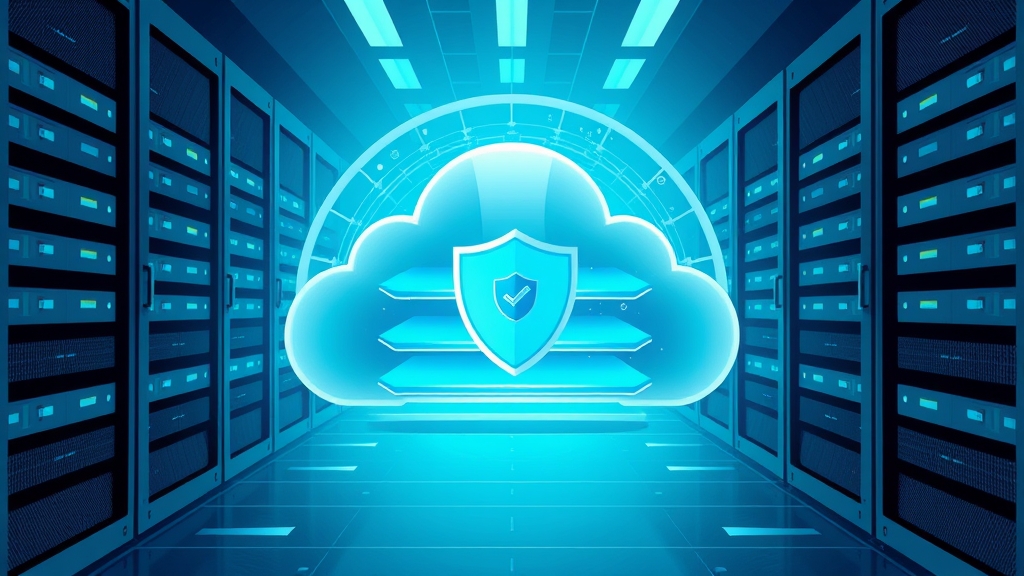 Rappresentazione concettuale di un backup cloud per la continuità operativa aziendale